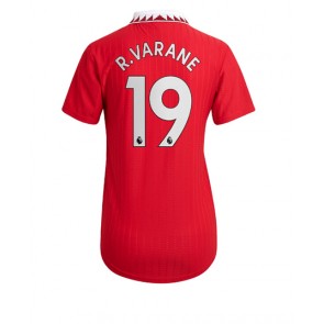 Manchester United Raphael Varane #19 kläder Kvinnor 2022-23 Hemmatröja Kortärmad